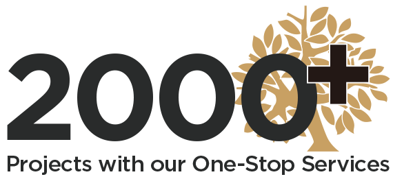 2000+ Projects with our One-Stop Services